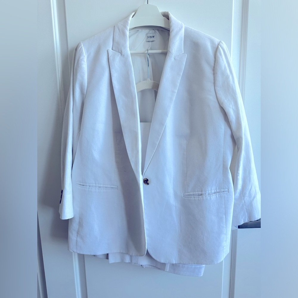 J. Crew Factory Two-Piece Suit in White Size 20 - Picture 10 of 10